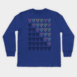 Hearts Kids Long Sleeve T-Shirt